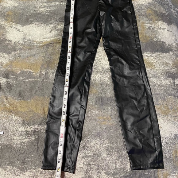 Zara Wax Effect Legging Black - Picture 8 of 9